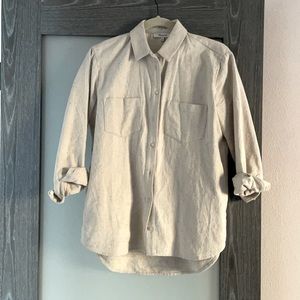 Flannel Sunday Shirt XS pale oyster melange